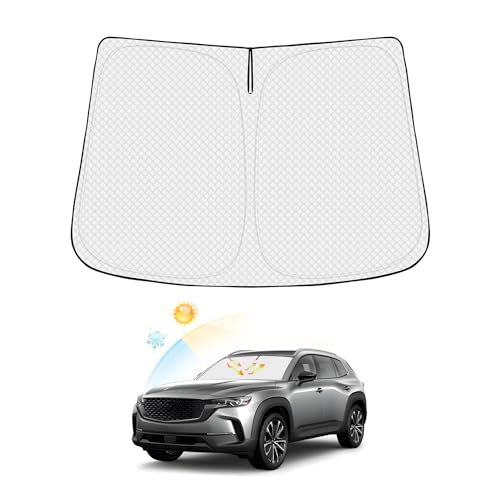 Canvcle Windshield Sun Shade for Mazda CX-50 2023-2025 2026 CX50 Accessories Thicken 6-Layer Front...