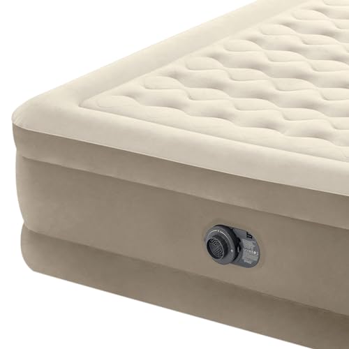 Intex Queen Ultra-Plüsch-Luftbett mit Fiber-Tech RP, aufgeblasene Größe: 152 cm x 203 cm x 46 cm (64428ND)