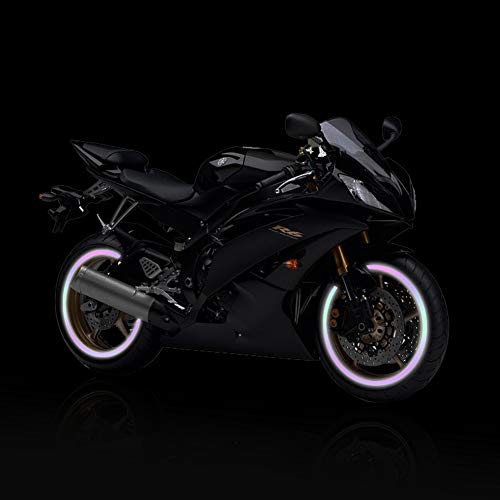 image for Leasinder 16pcs 17-19'' Reflective Wheel Rim Stripe Decal Sticker for 