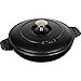 STAUB Fuente Redonda con Tapa, Hierro Fundido, Negro Mate, 20 cm