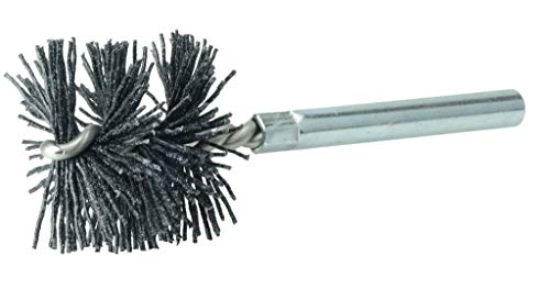 Image of Weiler 21765 Burr-Rx 1-1 /4 inch-Dia Power Tube Brush.026 /120CG Crimped Fill, 1 inch Brush Length, 3-1 /2 inch Overall Length, Made in The USA (Pack of 10)