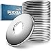 FIXXIA® Rondelle in acciaio inox M10, set da 25, lavatrici in acciaio inox, DIN 9021, rondelle per carrozzeria M10, diametro grande, rondelle M10