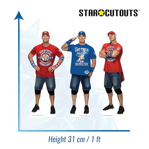 Star Cutouts SC4575 WWE John Cena 3-Pack Shelf Top Cardboard Cutouts - Wrestling Party Décor, Fan Display & Collector Gift - Image 3
