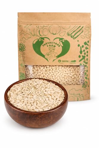 Image of Parshutara Farm Premium Muskmelon Seeds 200g | Raw & Unroasted Kharbuja Seeds | High Protein & Nutrient Rich | Healthy Snack & Cooking Ingredient