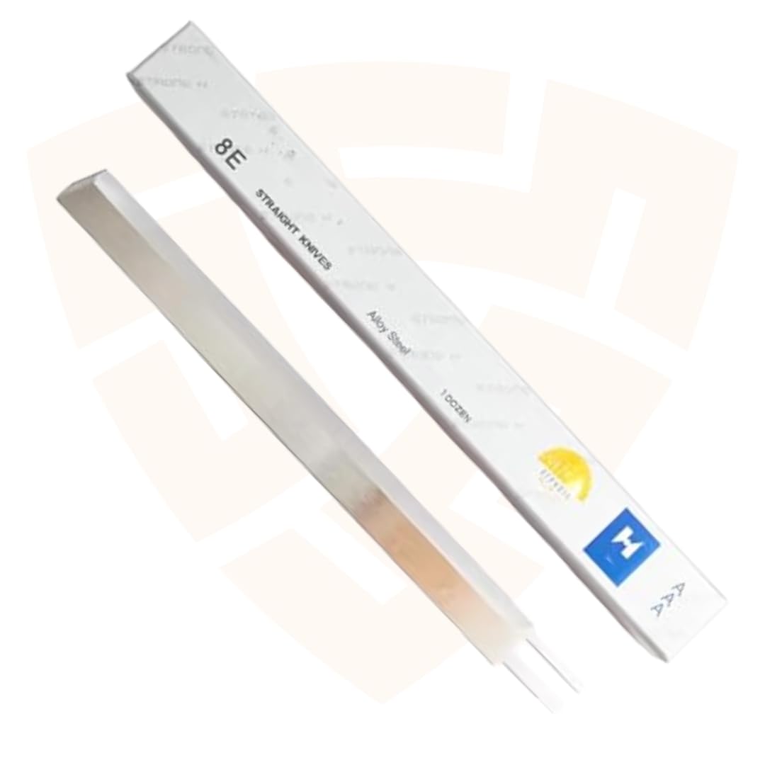 SSS-8E-STRONG H-HSS-3A FIT FOR EASTMAN STRAIGHT CUTTING MACHINE HIGH SPEED STEEL KNIVES 8" 12PCS/PACK (AAA) quality-image-27