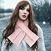 Womens Scarf Fashion Puffer Scarf Wraps Neck Warmer Winter Warm Lightweight Cozy Down Scarf for Men Girl Shopping (Beige)