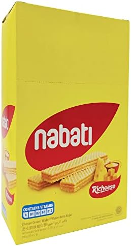 Richeese Nabati Cheese Wafer snacks - 1 Box ( 20 Piece x 7g )