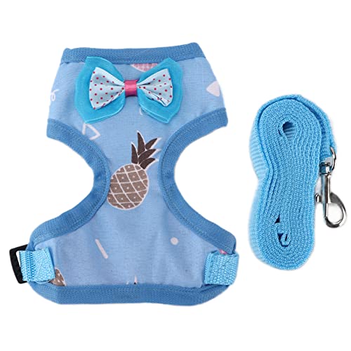Image of Adjustable Chicken Harness with Leash for Small Pets, Soft Breathable Mesh Vest for Hens Ducks Geese Walking, Training Strap for Outdoor Farm Use
