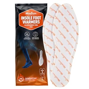 Insole Foot Warmers – Feet Warmers Disposable – S, M, L, XL –Toe Warmers, Feet Warmers for Men & Women – 10 Hours Lasting Warmth