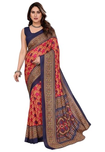 Image of Yashika Women's Georgette Saree with Blouse Piece for Traditional Ethinic Wear Sari
