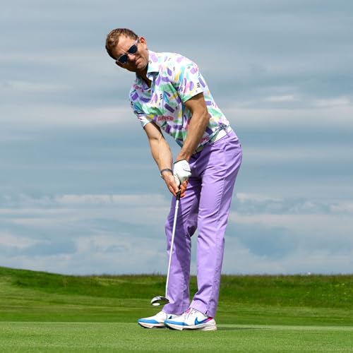 Image of Royal & Awesome Funny Golf Shirts for Men, Mens Golf Shirt, Crazy Golf Shirts for Men, Fun Golf Polos for Men, Mens Polo Golf
