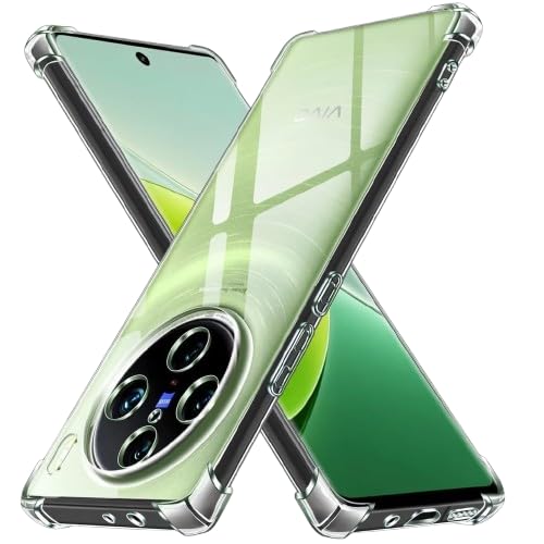Image of Lustree Compatible with vivo X200 5G Back Cover| Clear + TPU Case with 4 Corner Air Cushion Protection & Camera Protection | Slim& Stylus Cover for vivo X200 5G