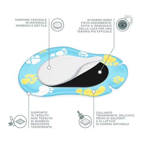 Ortopad-Simpaty Cer Ocul M 50P parches con despegue suave sin dolor 6