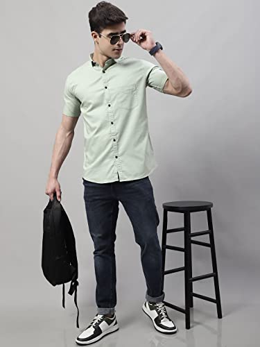Image of Majestic Man Men's Cotton Slim Fit Shirt