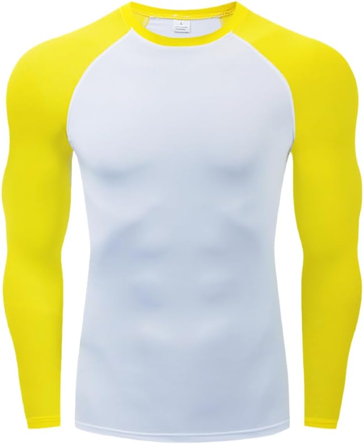 Running Shirt Men's Long Sleeve Gym Sportswear Compression Dry Fit Shirts for Men Fitness Sport -Shirts