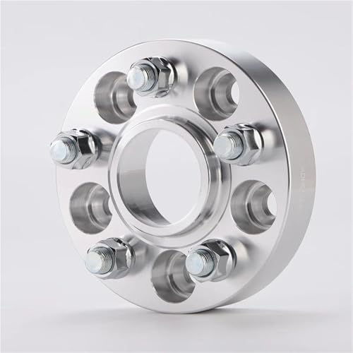 Entretoises de moyeu de roue 15mm en aluminium argent pour Land Rover Range Rover Evoque x2