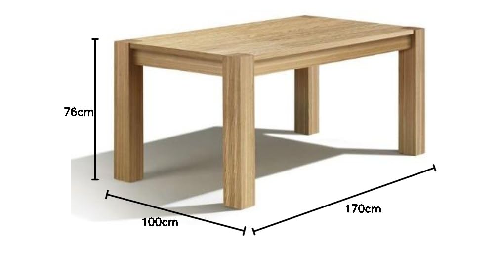 Arica Tavolo da Pranzo, Frassino, Estrazione: 70 cm