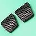 Tsinesla 560808 2Pcs Car Brake Clutch Pedal Pad Rubber Cover for Opel for Kadett 1984 1985 1986 1987 1988 1989 1990 1991
