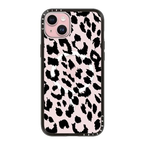 Protection iPhone 15 Plus MagSafe fine antichute CASETiFY noir