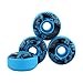 HERCHR Skateboard Wheels 52mmX30mm Cruiser Wheels Pack of 4 Skate Board Wheels Skate Wheels Skate Board Wheel Bearings Skateboard Wheel Set Skateboard Wheel Replacement for Tricks (Blue)