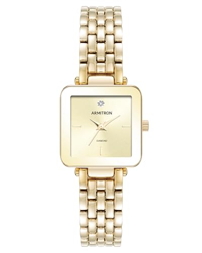 Armitron Women's Genuine Diamond Dial Bracelet Watch 75/5944CHGP