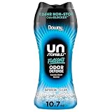 Downy Unstopables Fusions Odor Defense In-Wash Laundry Scent Booster Beads, Daybreak + Clean Scent, 10.7 OZ, 2-in-1 Laundry Beads for Odor Defense
