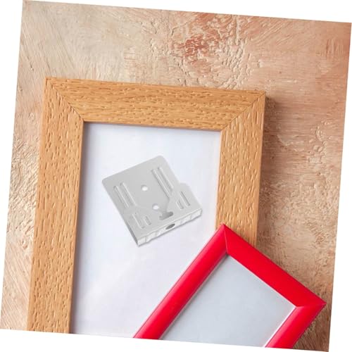 Image of Mirror Mounting Clips Picture Hanger Brackets Heavy Mirror Hanging Hardware for Wall Mounting DIY Picture Frame Hanger