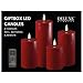 Produktbild Deluxe Homeart Flammenlose LED-Geschenkbox für den Innenbereich, 4er-Set mit Fernbedienung und Batterien, Real Flame Technologie, batteriebetriebene Kerzen (Bordeauxrot)