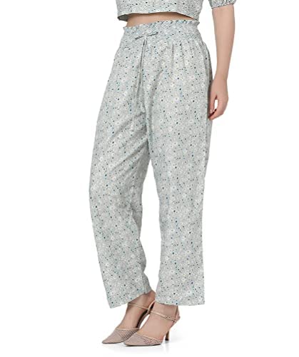 Image of Leriya Fashion Women's Mix Cotton & Rayon Pants Stretchy Work Slacks Business Casual Office Straight Leg /Regular Fit Trouser Pant