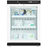 OLERN 3.6 cu.ft. Medical Pharmacy Refrigerator, Digital °F Display and Alarm, Countertop Lab Fridge with Forced Air Cooling and Frost Free, Locking Vaccine Refrigerator for Clinic, Lab, Pharmacy
