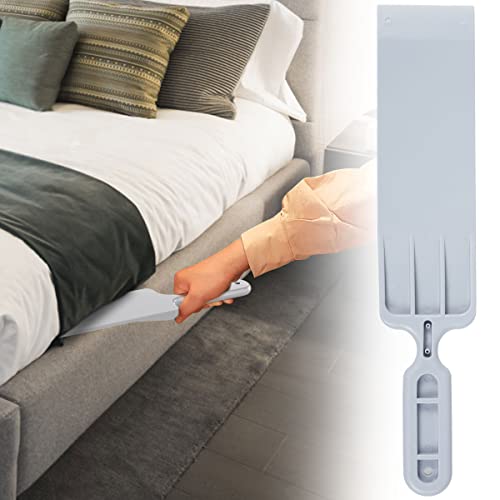 AB1 Multifunctional Bed Sheet Tucker Plastic Tucking Paddle Tool with Ergonomic Design Handle Bedsheet Change Helper Bed Making Easier Scraper Tool for Elderly and Women AB1