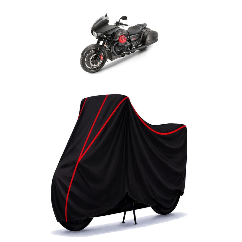 Image of Mgx 21 Water Resistant Bike Cover for All Motorcycles & Scooters | Heavy Duty Premium Taffeta Fabric | UV Protection, Dustproof, Scratchproof | All Weather Two Wheeler Body Cover with Elastic Bottom