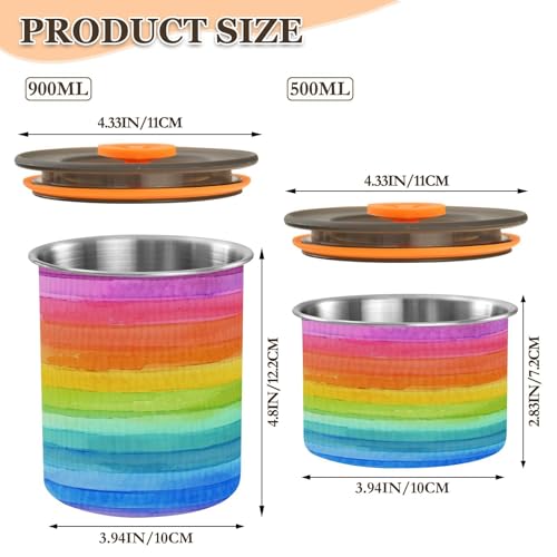 Envase hermético acero inoxidable para café 500ml miniatura 2