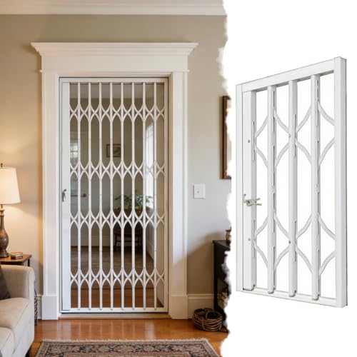 Protección para balcones y terrazas con la resistente rejilla de aluminio de 150 x 210 cm 2