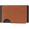 Ridge Biflex Wallet for Men - Slim Minimalist Compact Wallet with RFID Protected Lining, Leather Front Pocket Wallets for Men (Tobacco Brown)