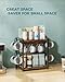 OROPY Wooden Coffee Bar Organizer with 14 Mug Hooks, 2 Tier Countertop Coffee Mug Holder Stand for Cups, Mugs, Syrups, Accessories