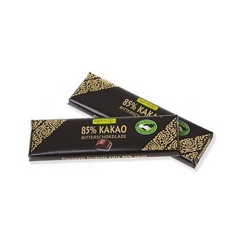 Chocolatina De Chocolate Negro 85% 50 unidades 20 Gr de Rapunzel