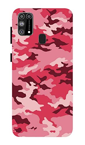 Image of Dashmesh Shopping� Back case Cover for Samsung Galaxy M31 /M31 Prime /F41 Printed 3D Designer Hard Case Military Pink