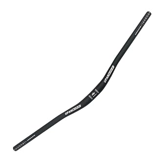 UPANBIKE  31.8mm MTB Mountain Bike Bicycle Extra Long Handlebar 780mm Riser Bar780mm,Black