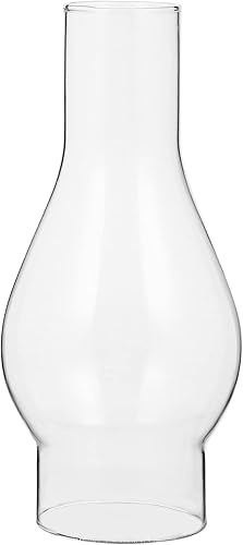 Lámpara de cristal Chimenea Lámpara de aceite Chimenea Pantalla de chimenea de vidrio Pantalla de queroseno Reemplazo de pantallas