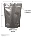 Pleasant Grove Farm 7 Mil Zip Lock Mylar Bags Stand Up Pouch Gusseted Pouch in Multiple Sizes (50, 1 QUART 7 x 10 inch)