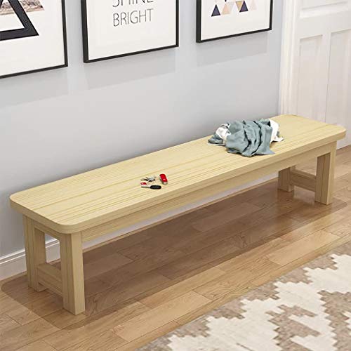 Chaise de salle à manger et banc en bois pour optimiser l'espace
