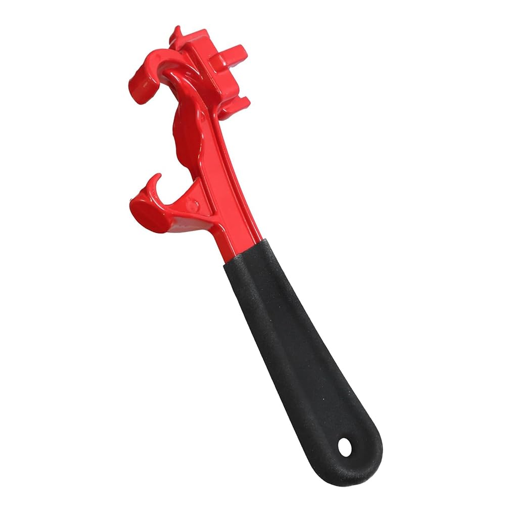 Tuidzljd Bung Wrench & Bucket Opener Tool - Aluminum Drum Lid Remover for 5-55 Gallon Drums, Paint Cans, and Pails