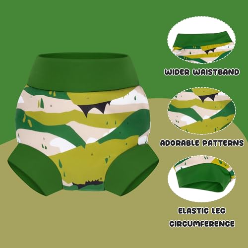 Image of BIG ELEPHANT Baby Swim Diapers 3-Pack, Reusable Swimming Diapers