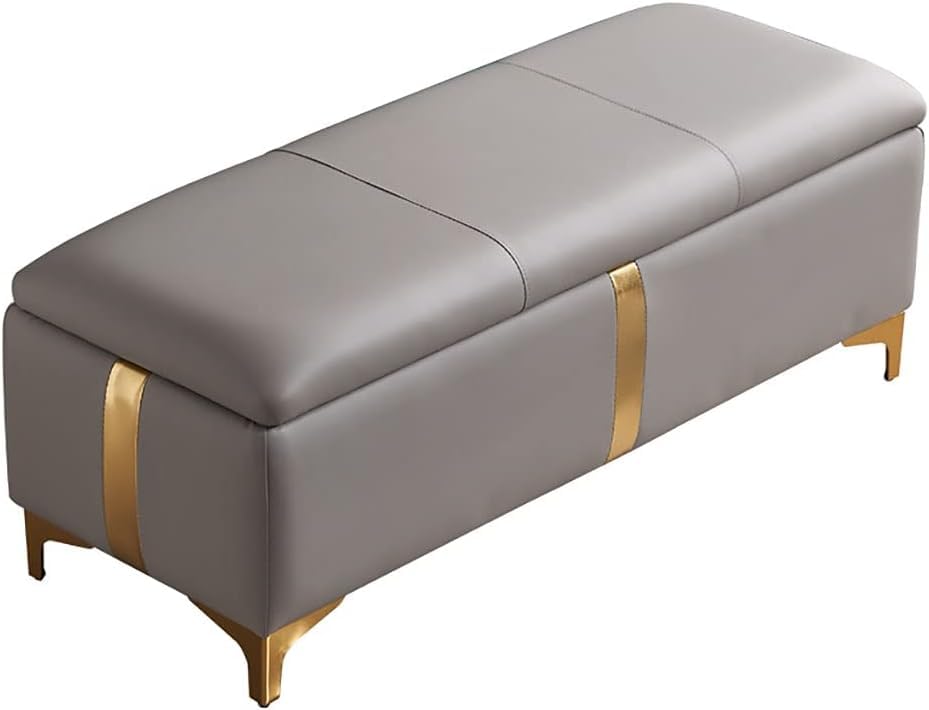 Tabouret de rangement salon design minimaliste moderne assise entrée