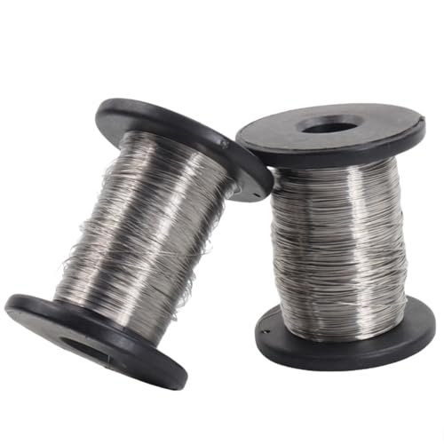 Alambre de titanio de alta pureza Ti≥99.99%, hilo de titanio para experimentos científicos, 10 metros de largo, diámetro opcional de 0.05 a 8 mm (Φ 0.2mm) miniatura 4