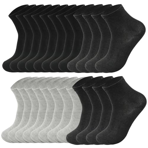 Disfruta de la comodidad total con estos calcetines transpirables. Su tejido suave y absorbente mantienen tus pies secos y frescos todo el día. Ideales para el trabajo o el ocio, ofrecen un ajuste perfecto y durabilidad para todas las estaciones.