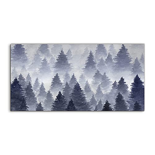 Tableau image acrylique 120x60cm pour salon et chambre paysage aquarelle