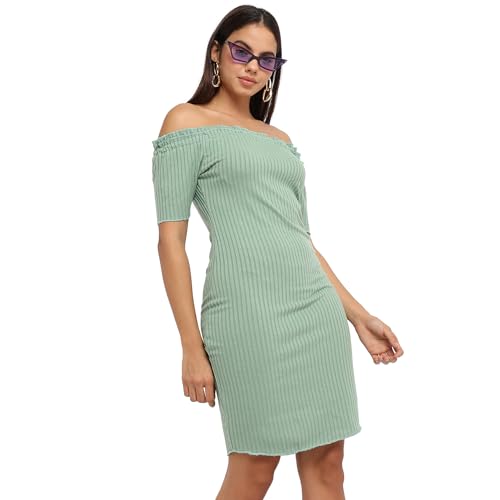 Image of PINACOLADA Campus Sutra Women Knee-Length Dress