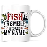 Fische Zittern Beim Klang Meines Namens Kaffeetassen Modernes Tassen Langlebiges Keramikbecher Für Büro Kakao Saft 330Ml